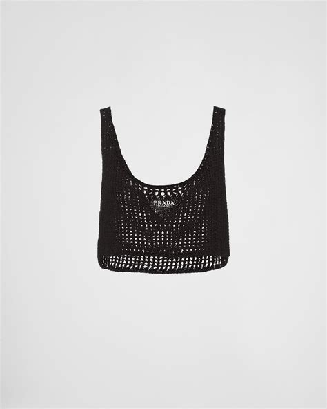 cropped prada strass|Prada tops for women.